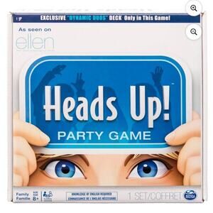 Heads Up Game 2nd Ed Ellen Degeneres Show Party Game‎ Spin Master Dynamic Duos